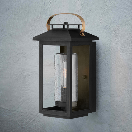 Atwater 14-Inch Black LED Outdoor Wall Light by Hinkley Lighting