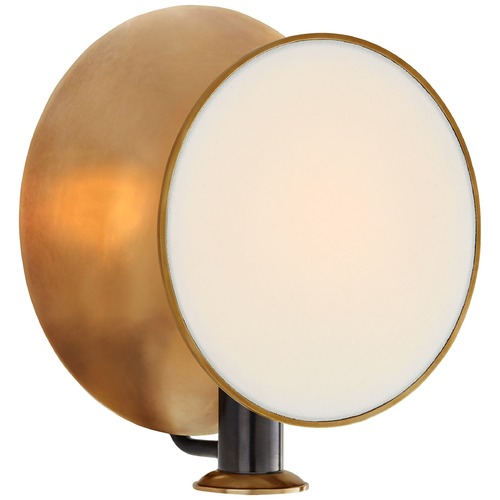 Visual Comfort Signature Collection Thomas OBrien Osiris Sconce in Bronze & Brass by Visual Comfort Signature TOB2290BZHABL