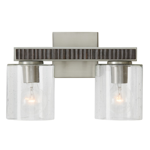 Capital Lighting Sawyer Bath Light in Carbon Grey & Nickel by Capital Lighting 146121CM-531