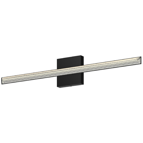 Kuzco Lighting Saphir Black LED Vertical Bathroom Light by Kuzco Lighting VL27534-BK