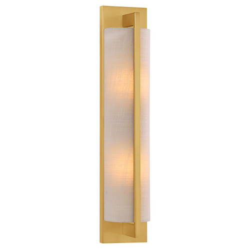 Savoy House Lighting Carver Warm Brass Sconce