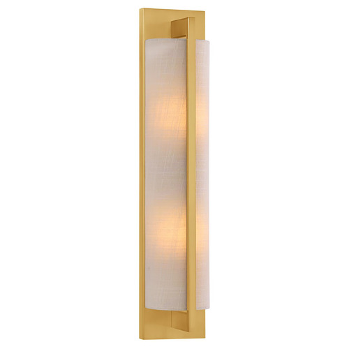 Savoy House Savoy House Lighting Carver Warm Brass Sconce 9-8257-2-322