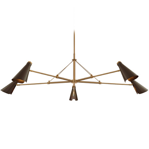 Troy Lighting Andersen Patina Brass & Bronze LED Chandelier