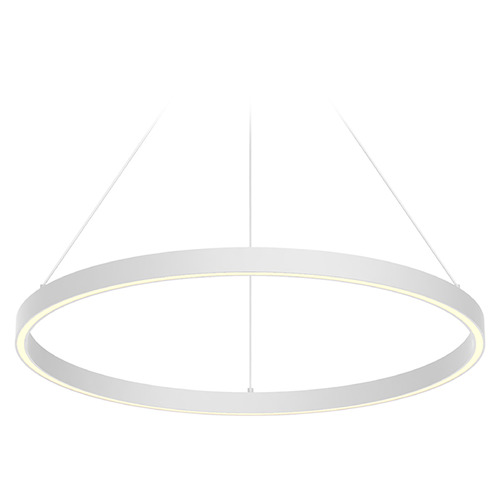 Kuzco Lighting Kuzco Lighting Cerchio White LED Pendant Light PD87124-WH-UNV-010