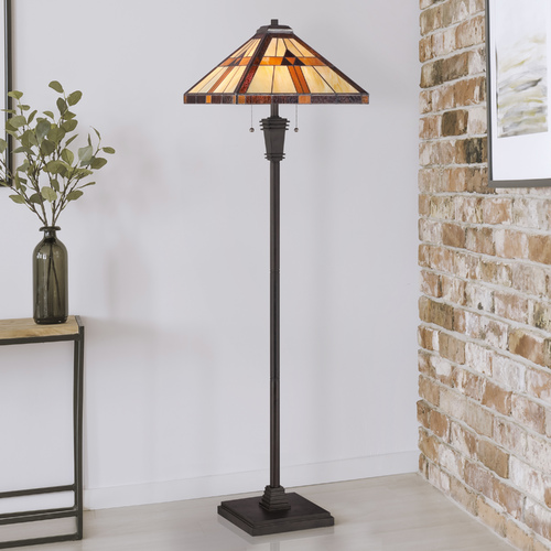 Quoizel Lighting Bryant Floor Lamp in Vintage Bronze by Quoizel Lighting TF1427F