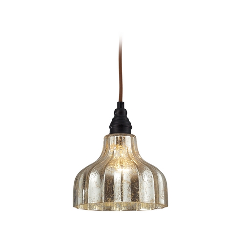 Elk Lighting Elk Lighting Danica Mini-Pendant Light with Mercury Glass 46008/1