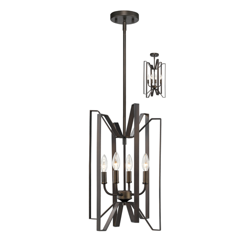 Z-Lite Marsala Bronze Pendant by Z-Lite 4000-4BRZ