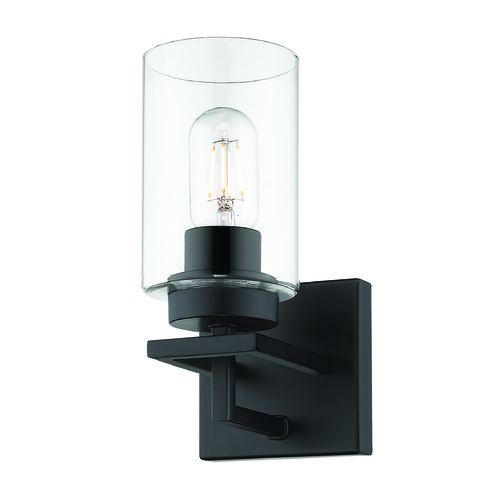 Tribeca Black Sconce by Golden Lighting