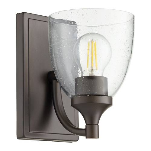 Quorum Lighting Enclave Oiled Bronze Sconce by Quorum Lighting 5459-1-286