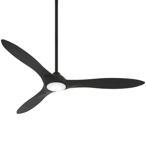 Sleek 60-Inch LED Smart Fan in Coal by Minka Aire