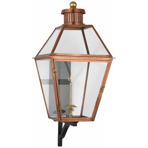 Visual Comfort Signature Collection Chapman & Myers Stratford Gas Lantern in Soft Copper by VC Signature CHO2456SCCG