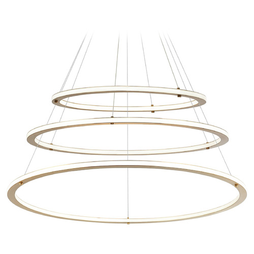 Matteo Lighting Victoria Brushed Gold LED Pendant Light