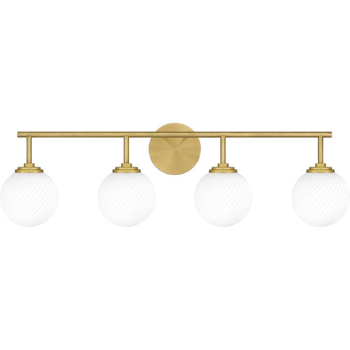 Quoizel Lighting Eloise Aged Brass Bathroom Light by Quoizel Lighting ELO8633AB