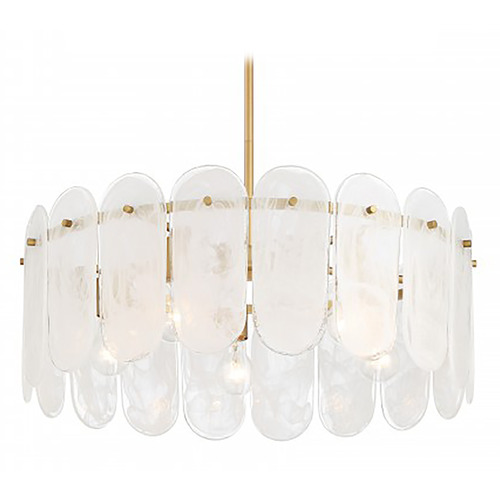Minka Lavery Minka Lavery Oldmill Legacy Brass Pendant Light with Drum Shade 2595-732