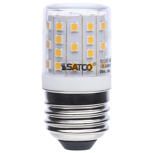 3.5W T14 3000K E26 Base Clear LED Light Bulb by Satco Lighting