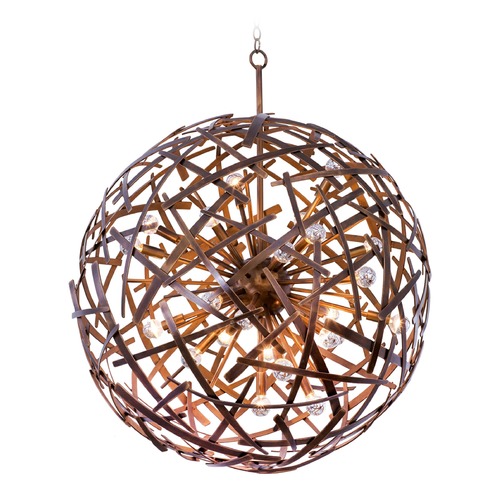 Kalco Lighting Ambassador Copper Patina Pendant by Kalco Lighting 501552CP