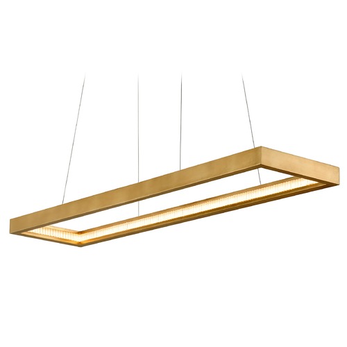 Jasmine Gold Leaf LED Pendant  by Corbett Lighting