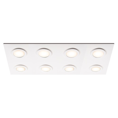 Kuzco Lighting Modern White and White LED Flush Mount 3000K 6680LM by Kuzco Lighting FM4425-WH/WH