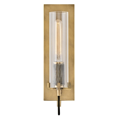 Ryden Single Light Sconce in Heritage Brass by Hinkley Lighting