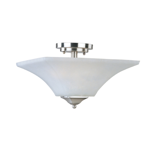 Aurora Satin Nickel Semi-Flush Mount by Maxim Lighting