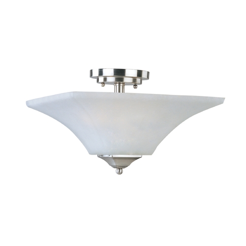 Maxim Lighting Aurora Satin Nickel Semi-Flush Mount by Maxim Lighting 20091FTSN