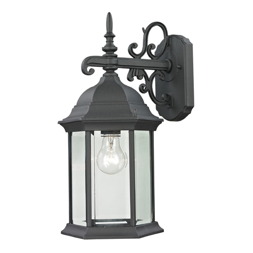 Elk Lighting Elk Lighting Ashford Black Outdoor Wall Light 8601EW/60