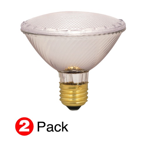 Satco Lighting 60W Halogen PAR30 34-Degree Flood 2-Pack S2268