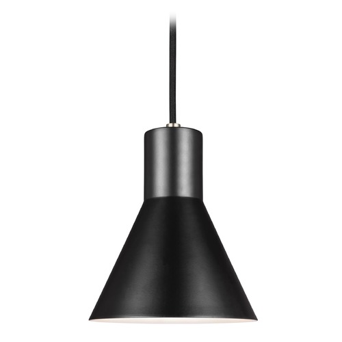 Towner Mini Pendant in Brushed Nickel by Generation Lighting
