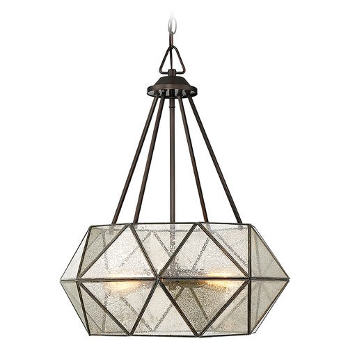 Tartan 20-Inch Pendant in Bronze by Savoy House