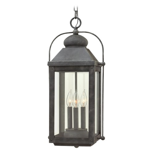 Anchorage 23.75-Inch High LED Outdoor Hanging Light in Aged Zinc by Hinkley Lighting