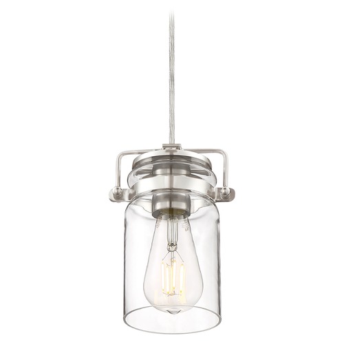 Nuvo Lighting Antebellum Brushed Nickel Mini Pendant by Nuvo Lighting 60/6736