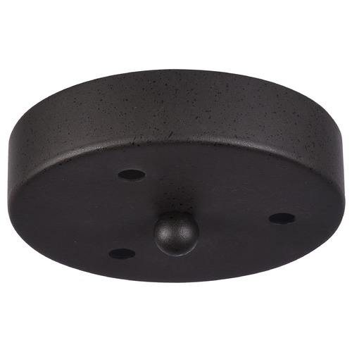 Multi Ceiling Canopy 120V Rusty Black Ceiling Adaptor by Matteo Lighting
