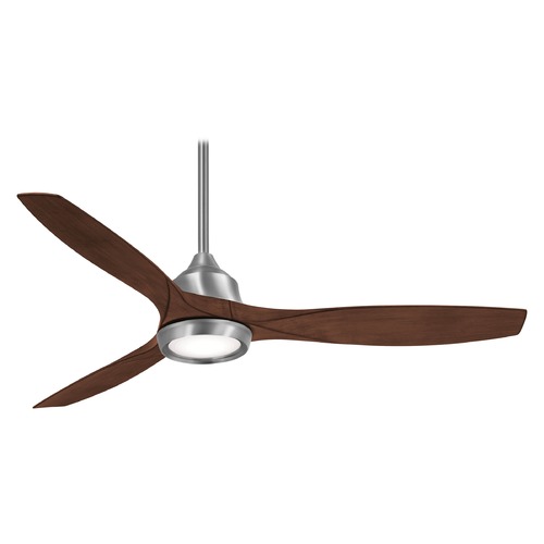 Minka Aire Skyhawk 60-Inch LED Fan in Brushed Nickel by Minka Aire F749L-BN