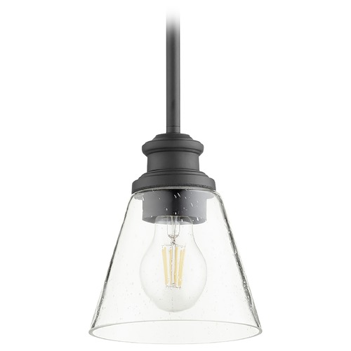 Dunbar Noir Mini Pendant by Quorum Lighting