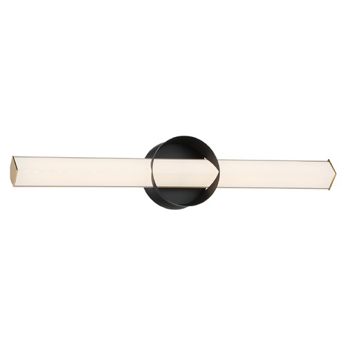 George Kovacs Lighting Inner Circle LED Sconce in Coal & Honey Gold by George Kovacs P1543-688-L