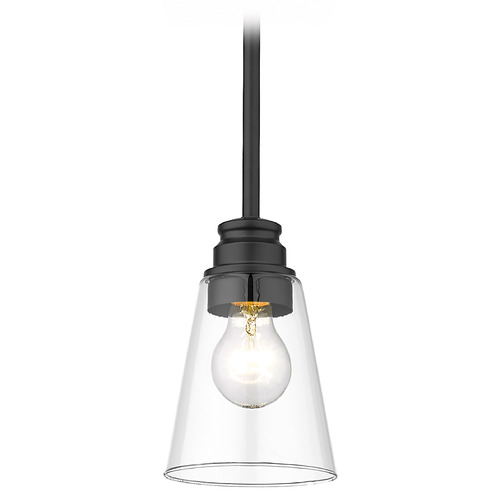 Z-Lite Annora Matte Black Mini Pendant by Z-Lite 428MP-MB