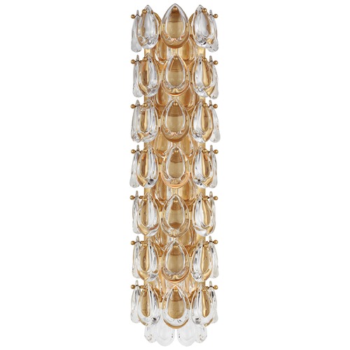 Aerin Liscia 22-Inch Sconce in Gild by Visual Comfort Signature