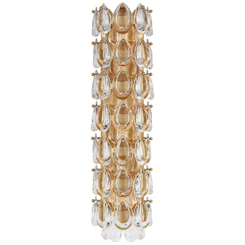 Visual Comfort Signature Collection Aerin Liscia 22-Inch Sconce in Gild by Visual Comfort Signature ARN2171GCG