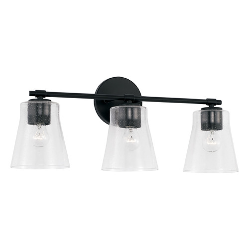 Baker 23-Inch Vanity Light in Matte Black by HomePlace by Capital Lighting