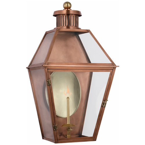 Visual Comfort Signature Collection Chapman & Myers Stratford Gas Lantern in Copper by VC Signature CHO2451SCCG