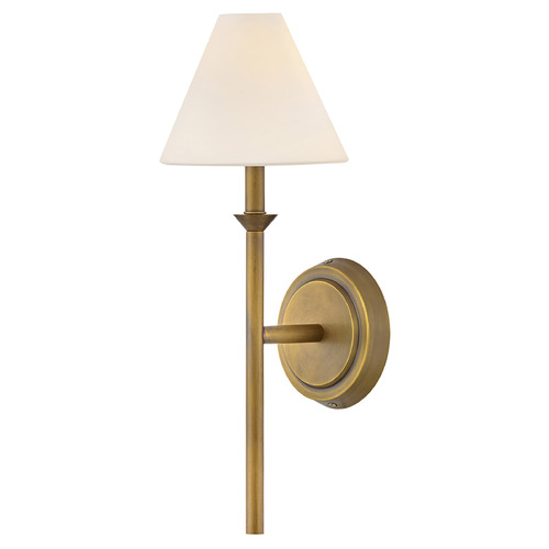 Greta Heritage Brass LED Sconce by Hinkley Lighting