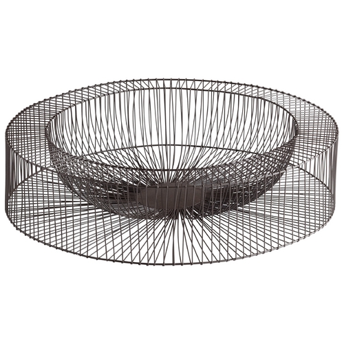 Wheel Graphite Tray by Cyan Design