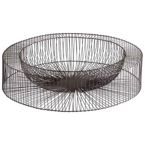 Cyan Design Wheel Graphite Tray by Cyan Design 5834