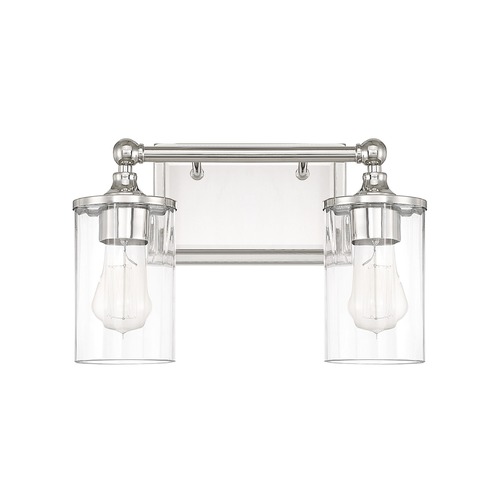 Camden 14-Inch Vanity Light in Polished Nickel by Capital Lighting