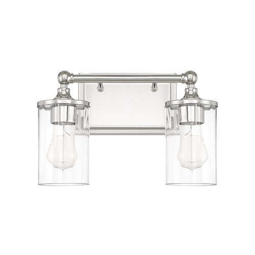 Capital Lighting Camden 14-Inch Vanity Light in Polished Nickel by Capital Lighting 120721PN-423