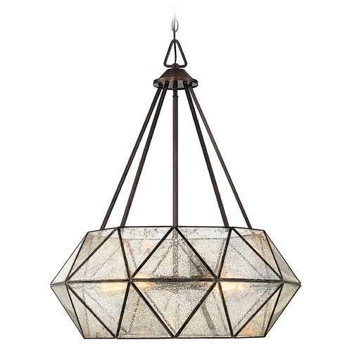 Tartan 28-Inch Pendant in Bronze by Savoy House