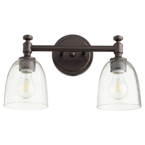 Quorum Lighting Rossington Oiled Bronze Bathroom Light by Quorum Lighting 5122-2-286