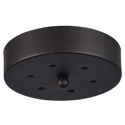 Matteo Lighting Multi Ceiling Canopy 120V Rusty Black Ceiling Adaptor by Matteo Lighting CNP0206RB