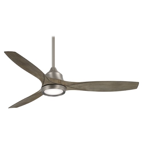 Minka Aire Skyhawk 60-Inch Fan in Burnished Nickel by Minka Aire F749L-BNK