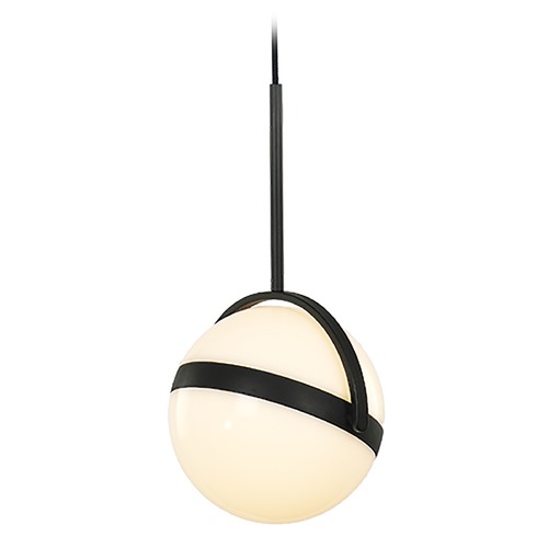 Alora Lighting Globo 6.38-Inch Matte Black LED Pendant by Alora Lighting PD301001MB